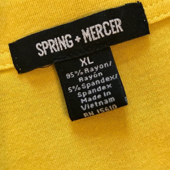 Spring + Mercer chartreuse dress - Picture 5 of 5